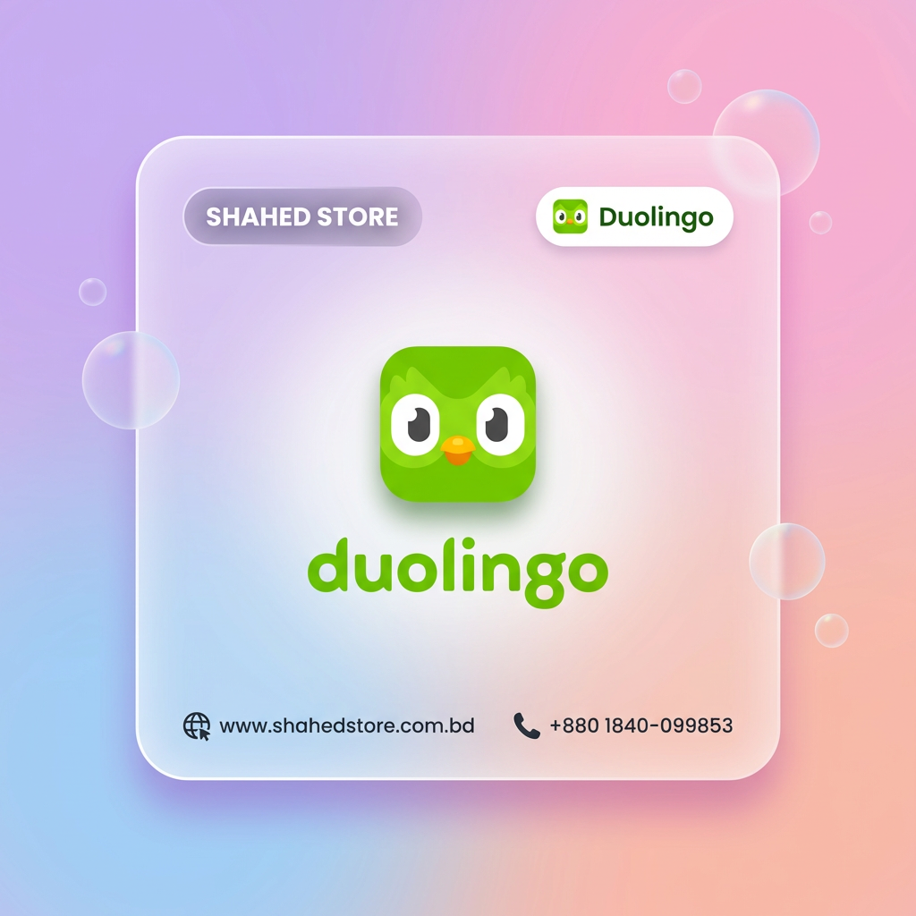 Duolingo Subscription Price in BD price in Bangladesh - Shahed Store