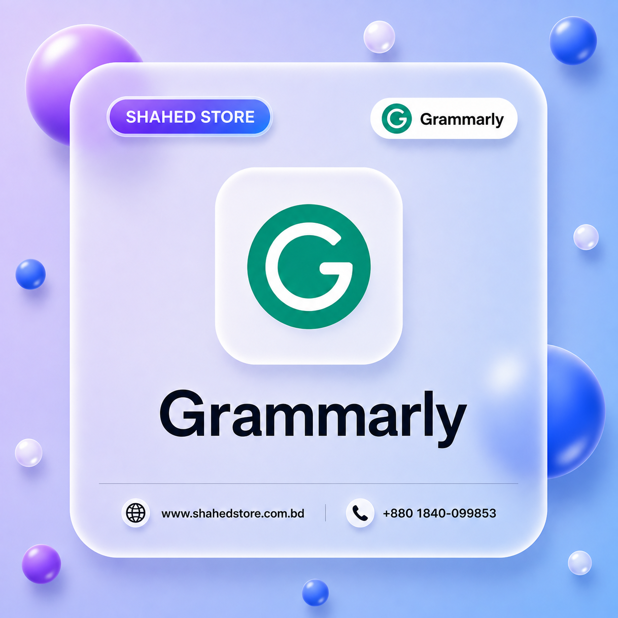Grammarly Premium Price in Bangladesh price in Bangladesh - Shahed Store