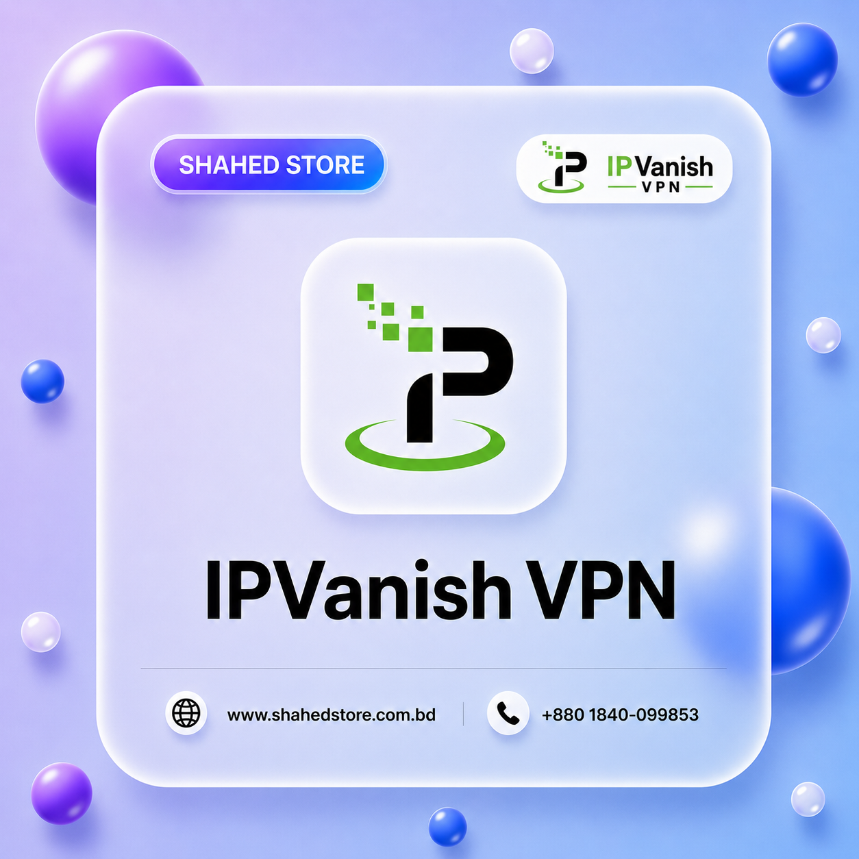 IPVanish VPN Subscription Price in BD price in Bangladesh - Shahed Store