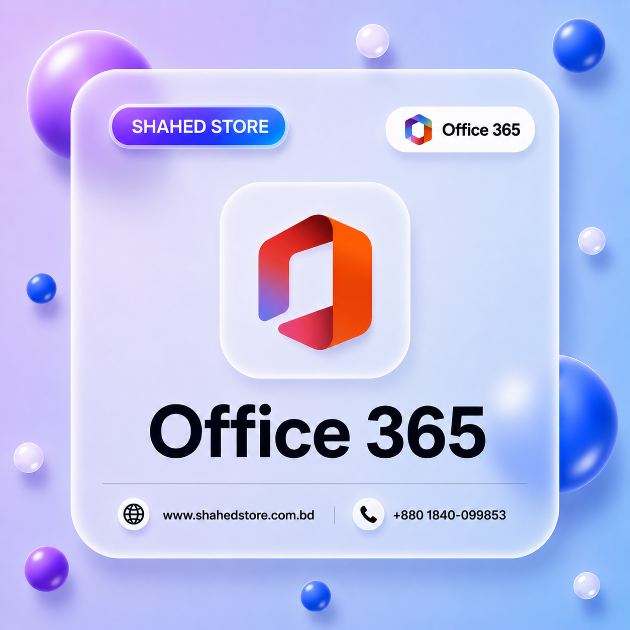 Microsoft Office 365 (Id;Password) Price in Bangladesh price in Bangladesh - Shahed Store