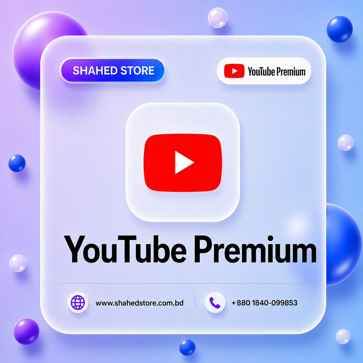 You T*ube Prem*ium Price in Bangladesh