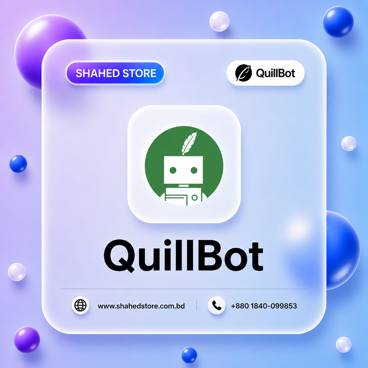 Quillbot Subscription Price in Bangladesh price in Bangladesh - Shahed Store