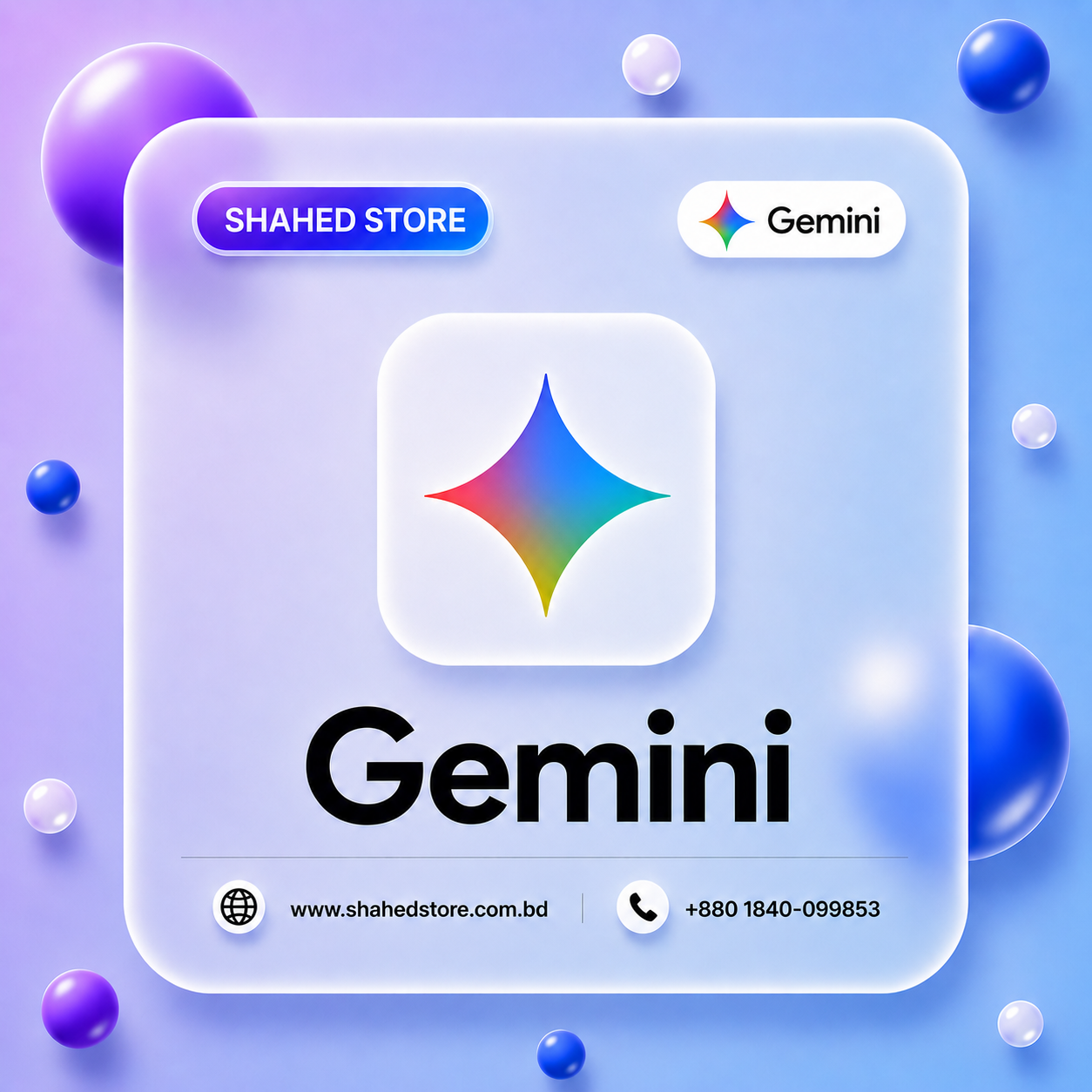Gemini AI Pro Subscription Price in BD