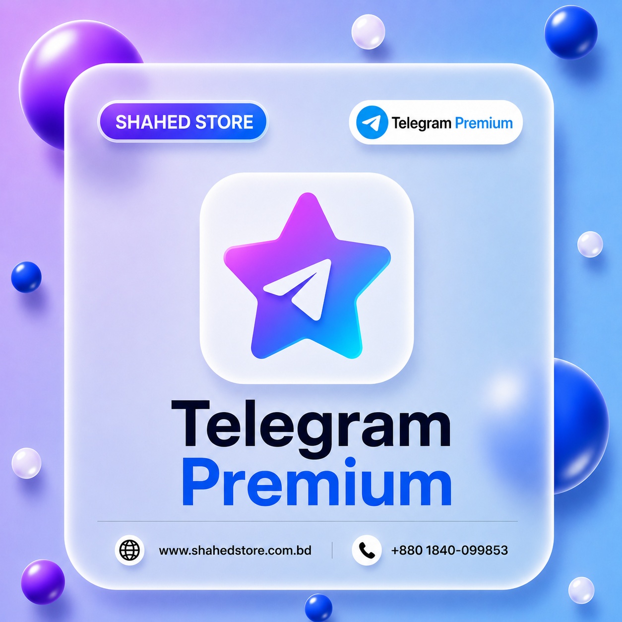 Telegr@m Premium Price in Bangladesh — Buy Online in Bangladesh at Shahed Store