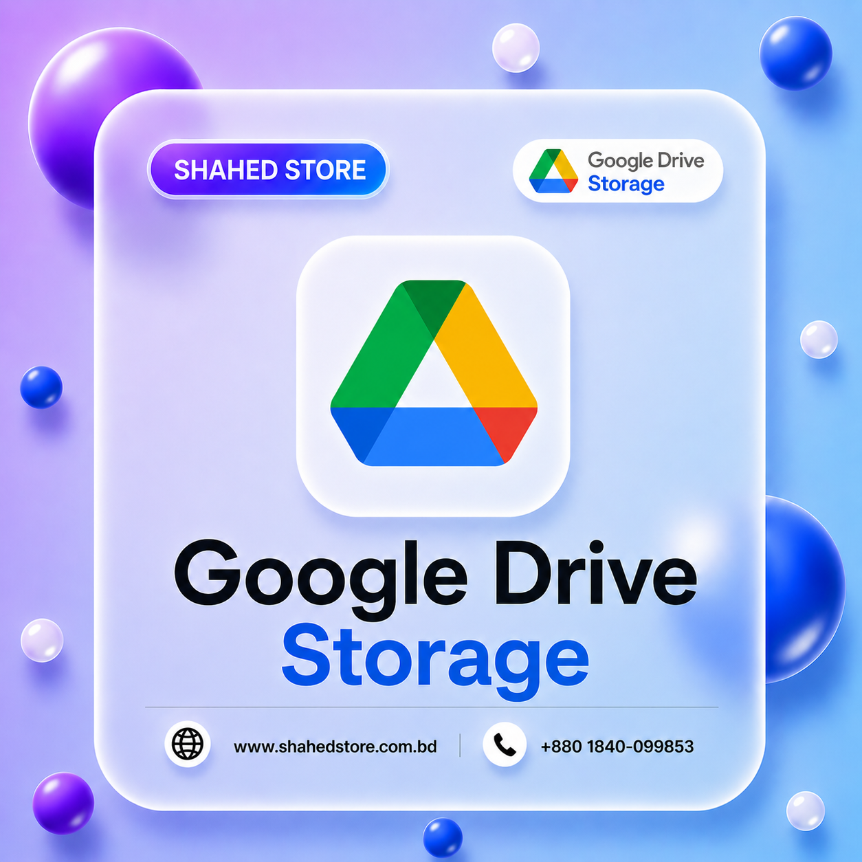 Google Drive Storage Price in BD price in Bangladesh - Shahed Store